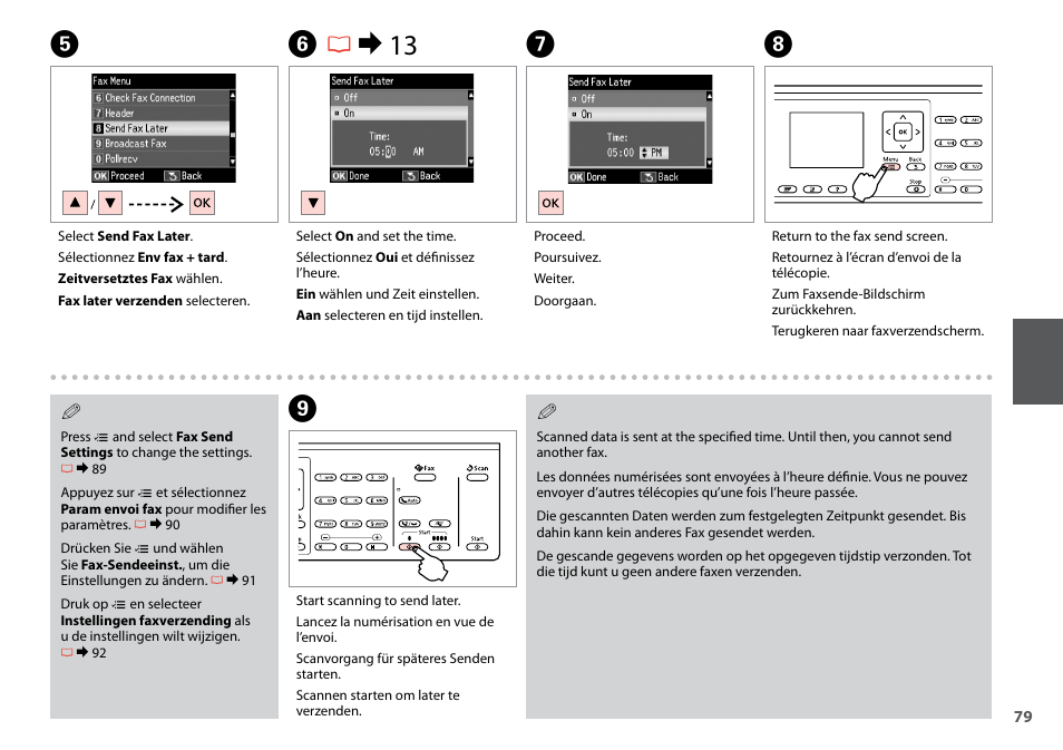 Fr & 13 | Epson Stylus SX620FW User Manual | Page 79 / 148