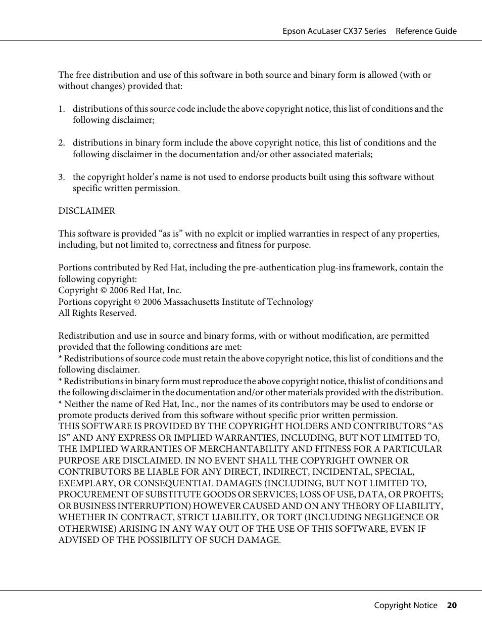 Epson AcuLaser CX37DNF User Manual | Page 20 / 197