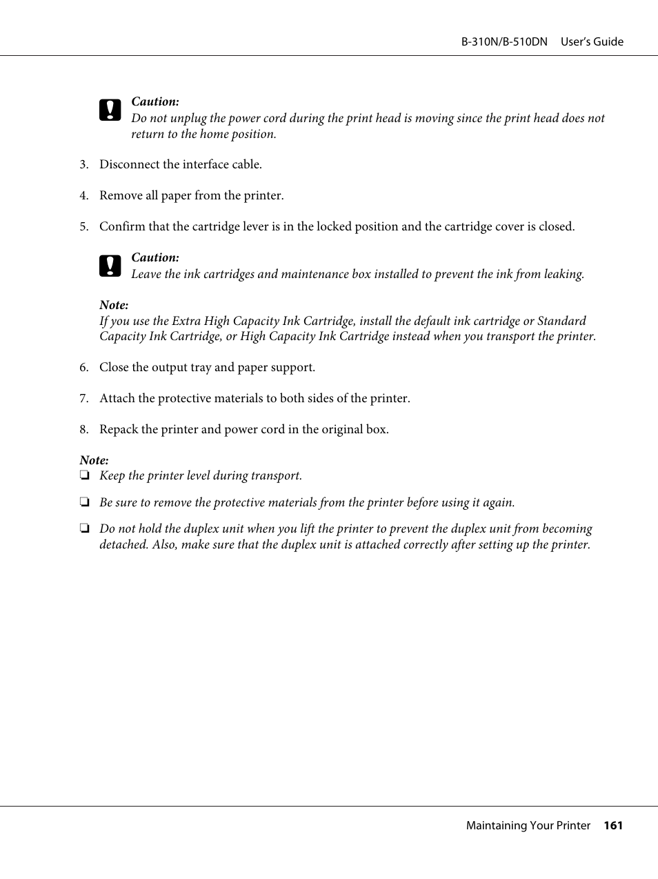 Epson B 510DN User Manual | Page 161 / 218