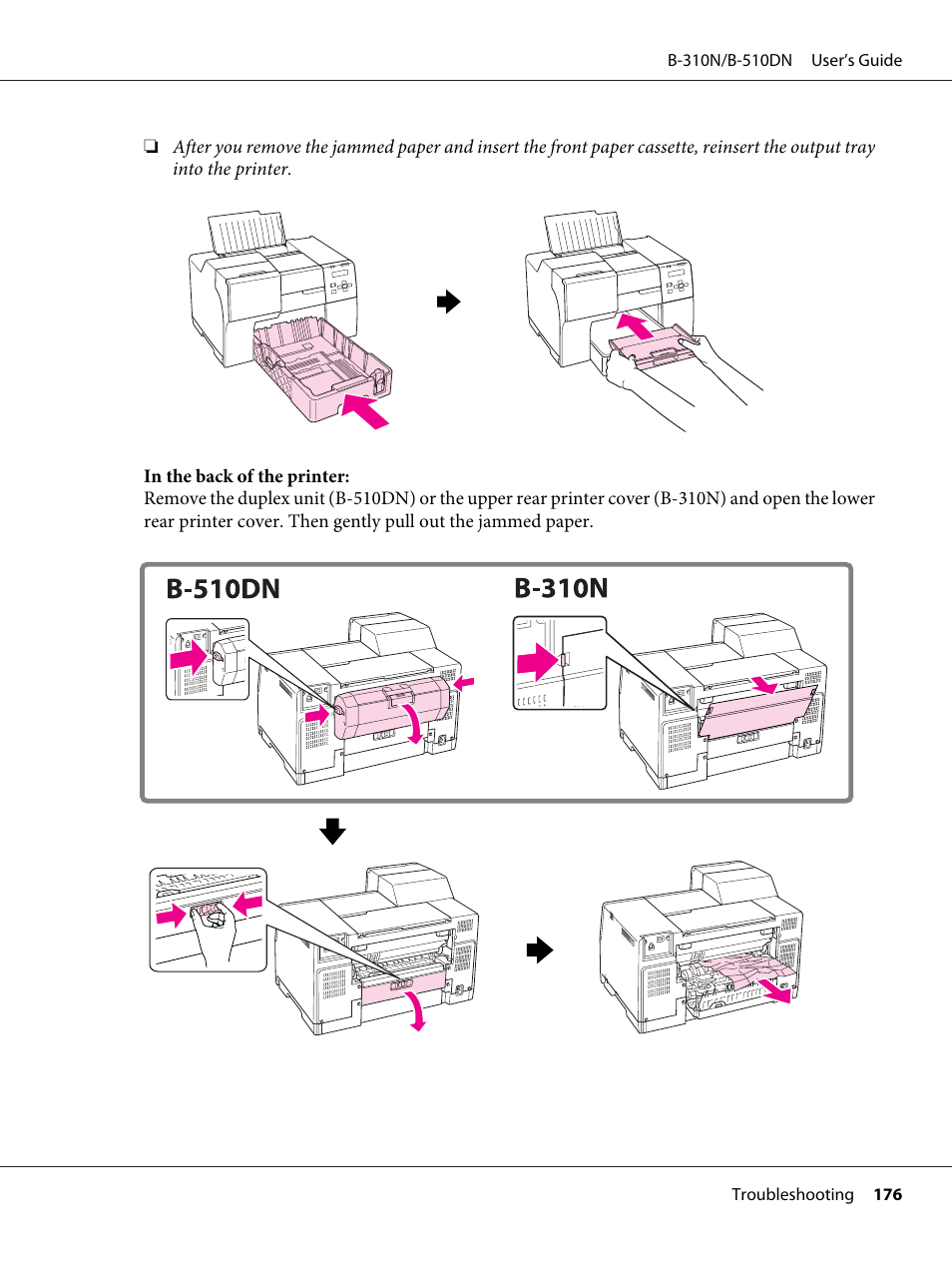 Epson B 510DN User Manual | Page 176 / 218