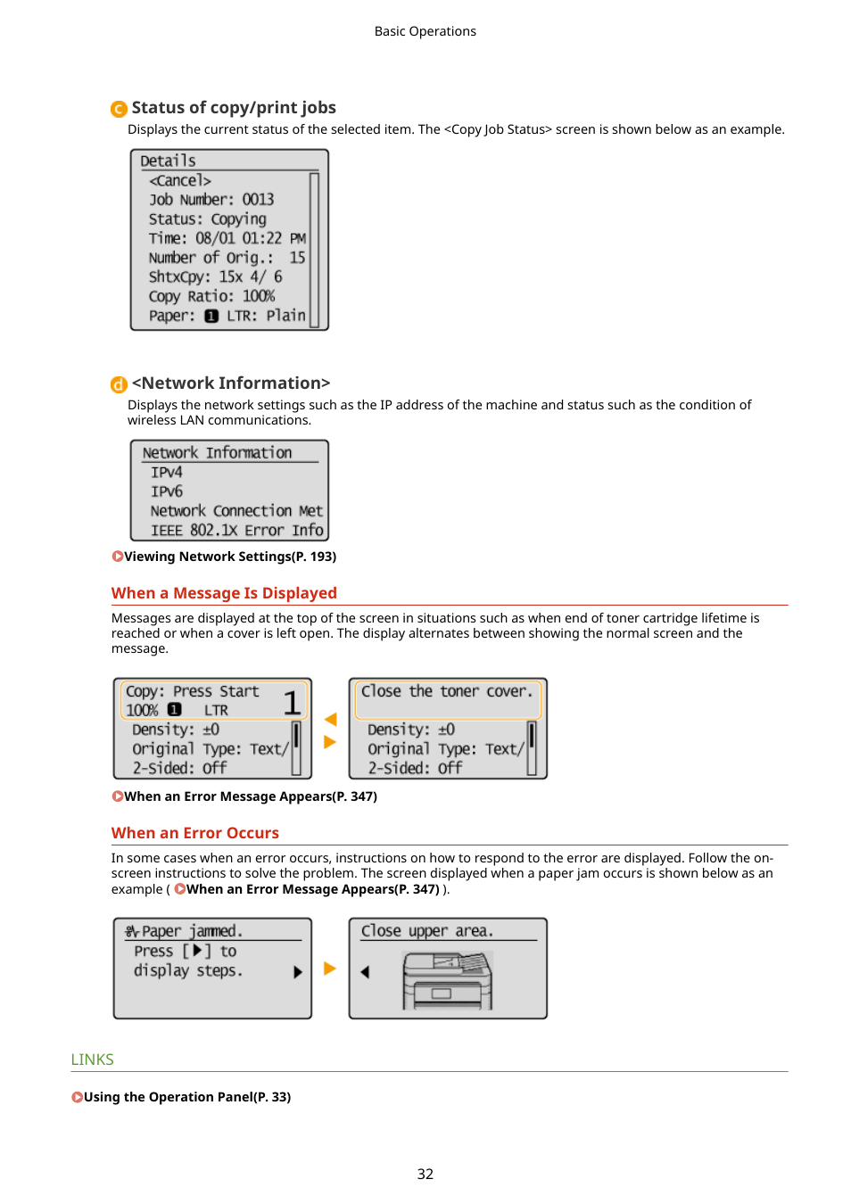 Canon i-SENSYS MF244dw User Manual | Page 38 / 477