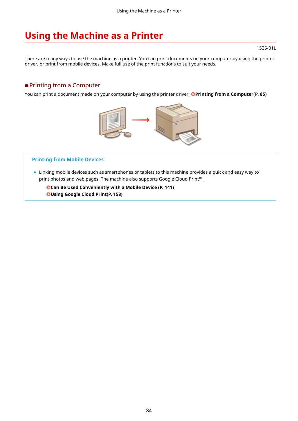 Using the machine as a printer | Canon i-SENSYS MF244dw User Manual | Page 90 / 477