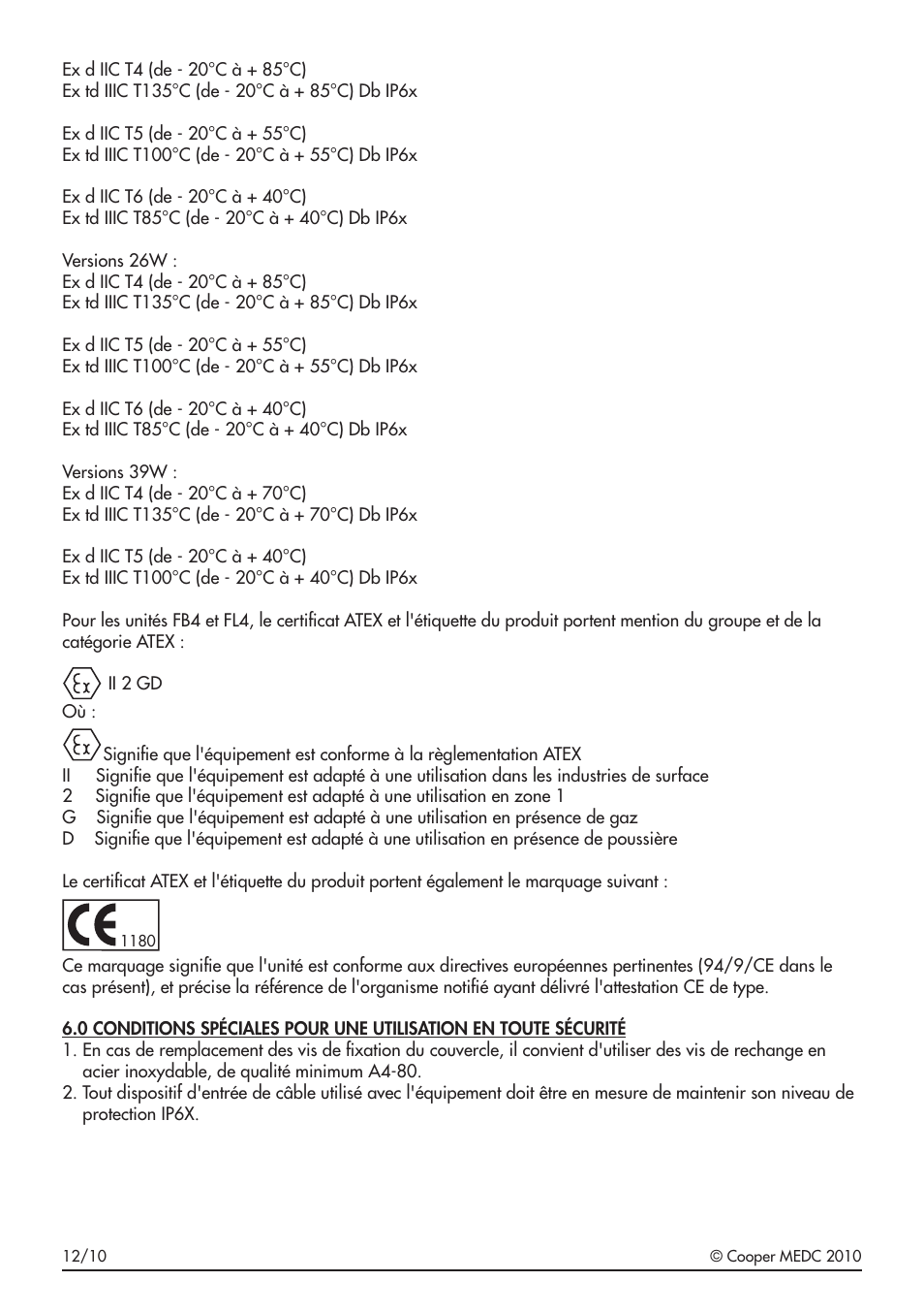 MEDC FB4 User Manual | Page 12 / 24