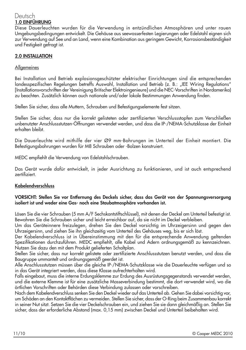 Deutsch | MEDC SM87 LU1 User Manual | Page 14 / 24