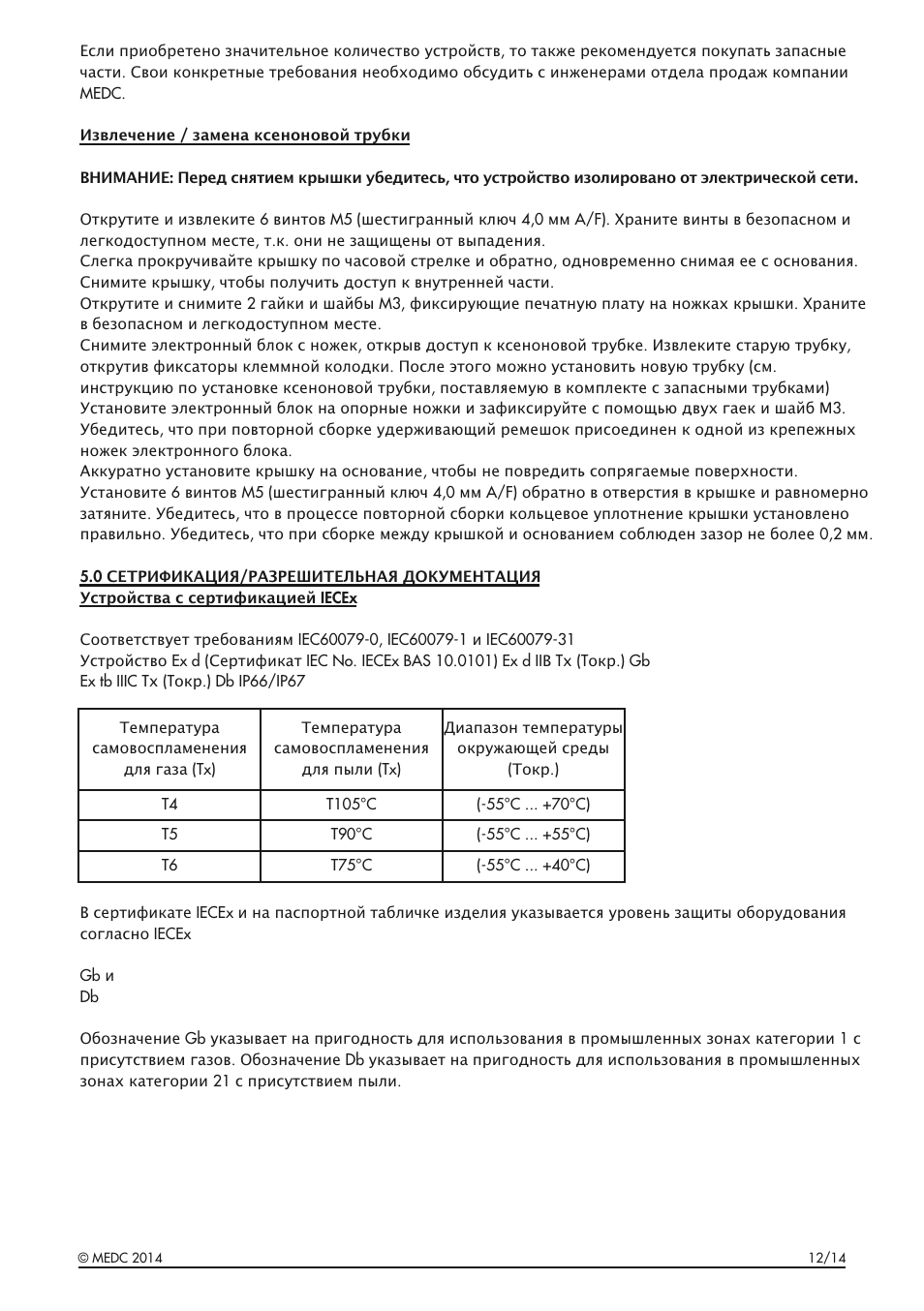 MEDC XB11 User Manual | Page 21 / 24