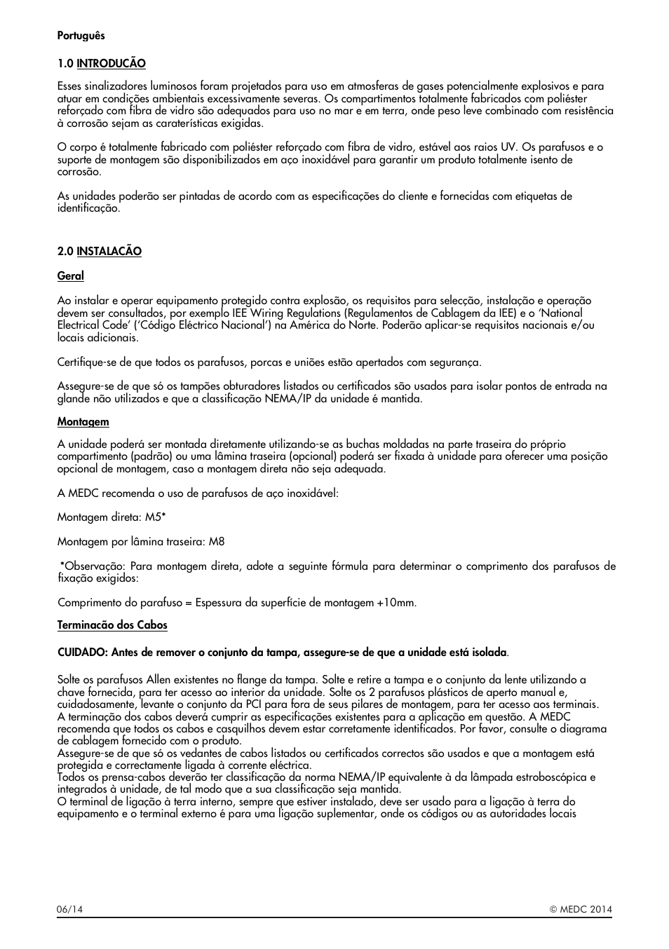 MEDC XB15 User Manual | Page 18 / 24