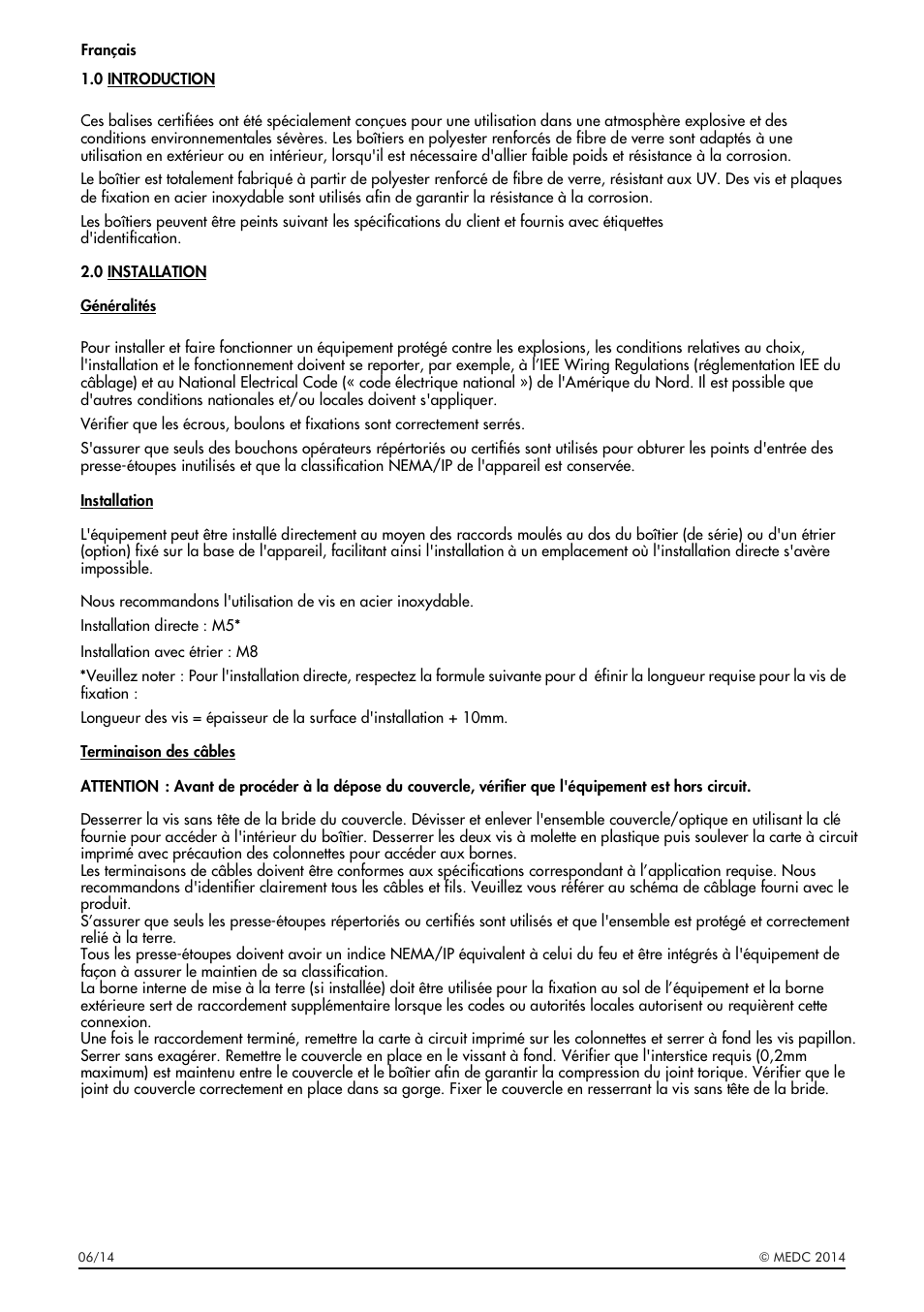 MEDC XB15 User Manual | Page 8 / 24