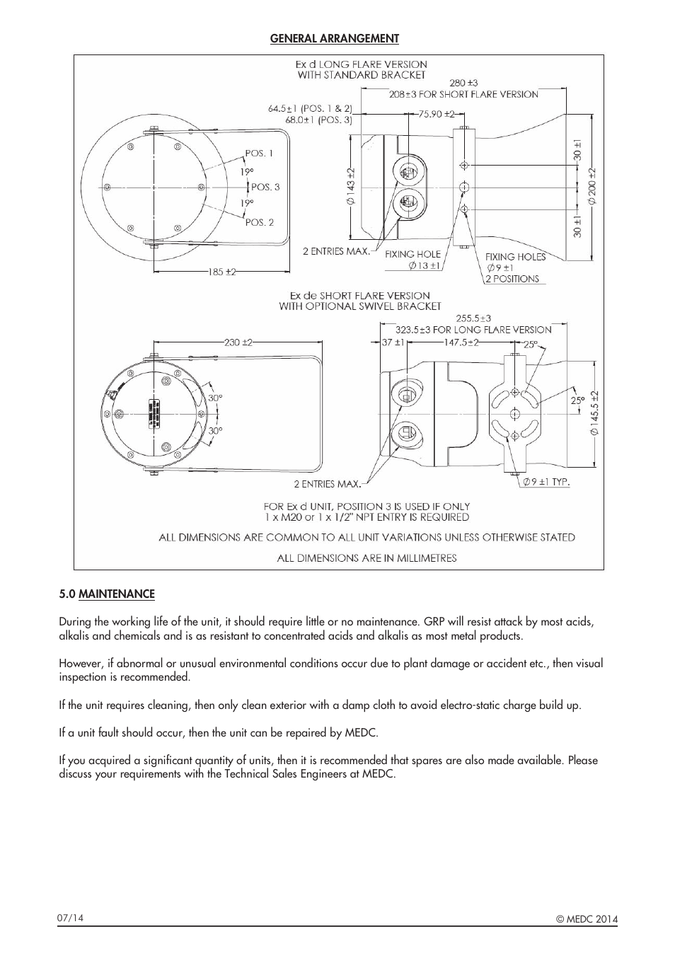 MEDC DB3B User Manual | Page 12 / 56