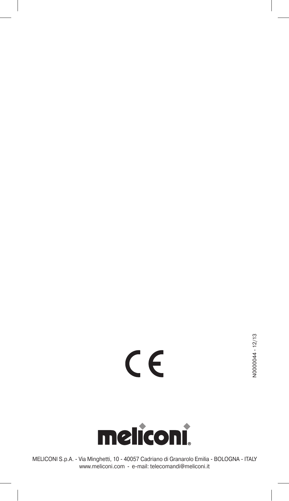 Meliconi Gumbody Personal 1 for SAMSUNG User Manual | Page 20 / 20