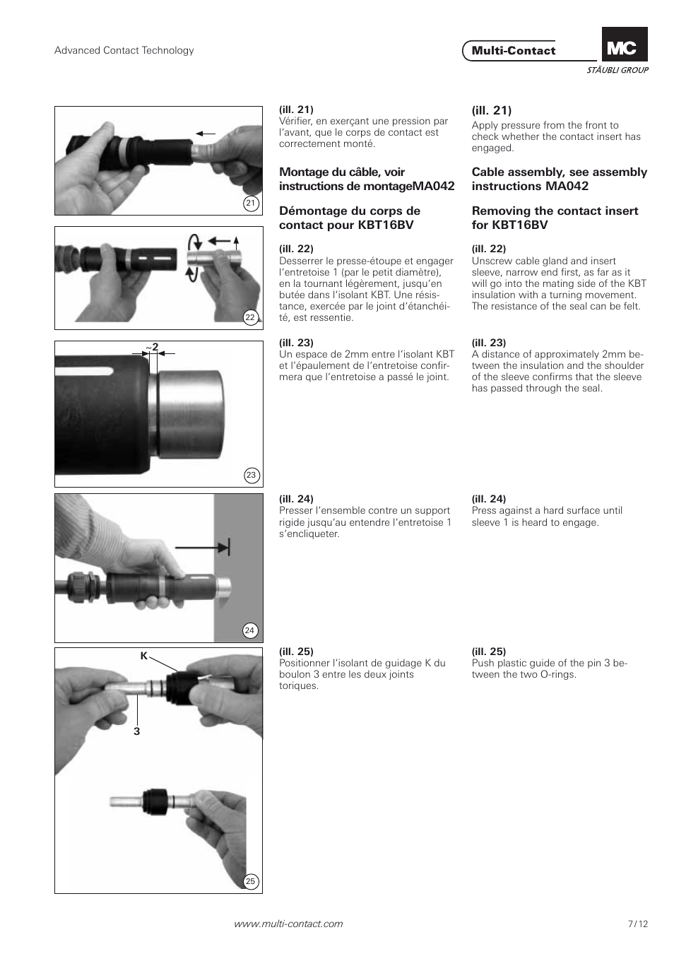 Multi-Contact MA043 User Manual | Page 7 / 12