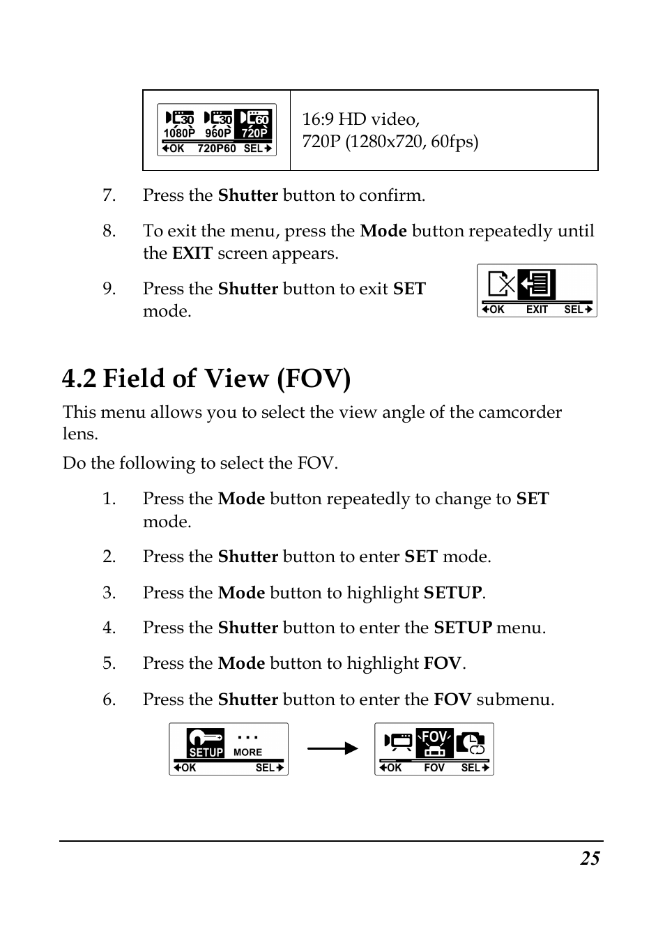 2 field of view (fov) | PRAKTICA SC1 User Manual | Page 37 / 65
