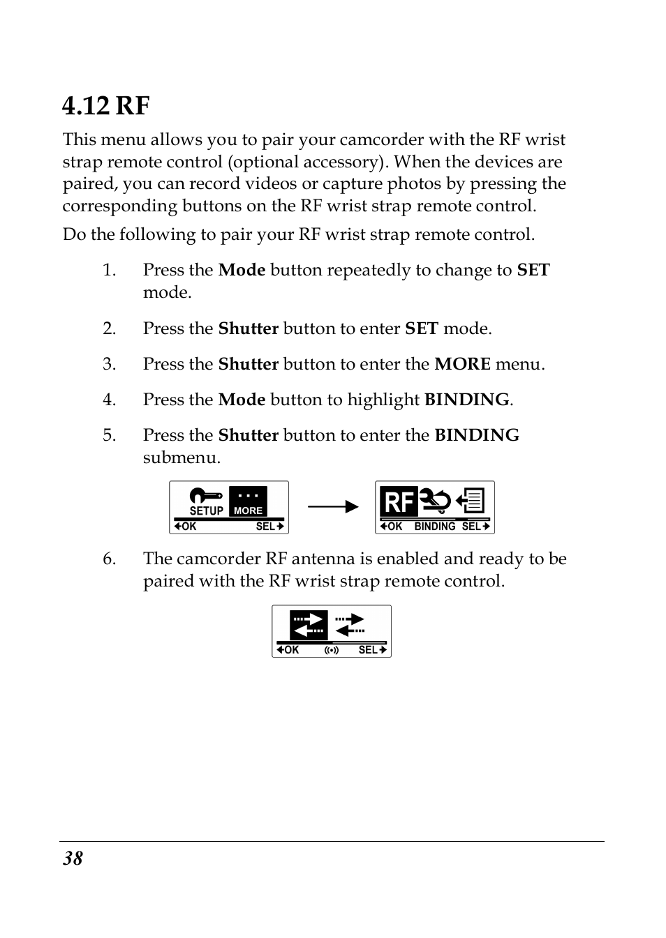 12 rf | PRAKTICA SC1 User Manual | Page 50 / 65