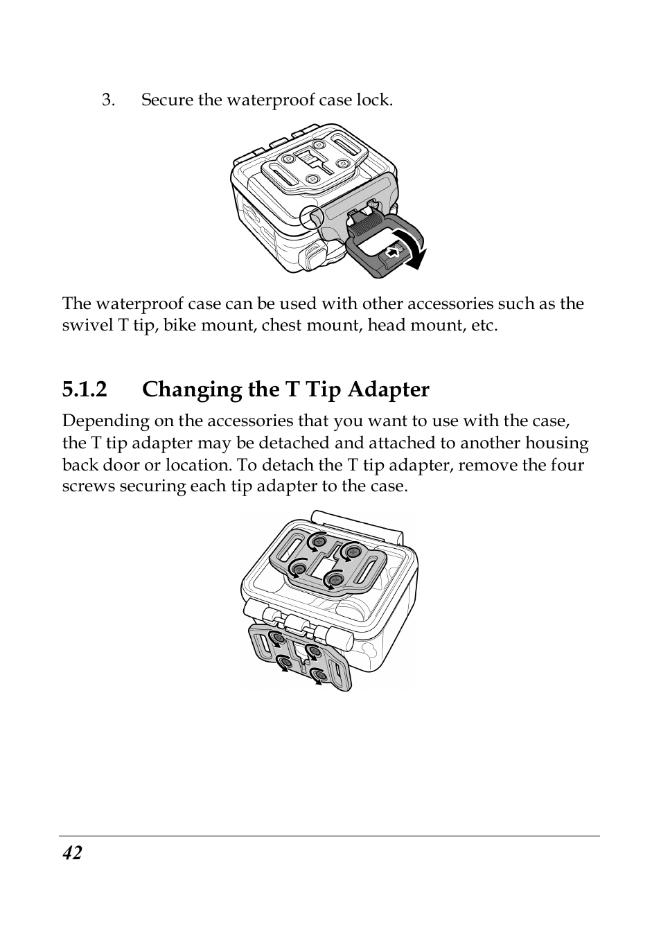 2 changing the t tip adapter | PRAKTICA SC1 User Manual | Page 54 / 65