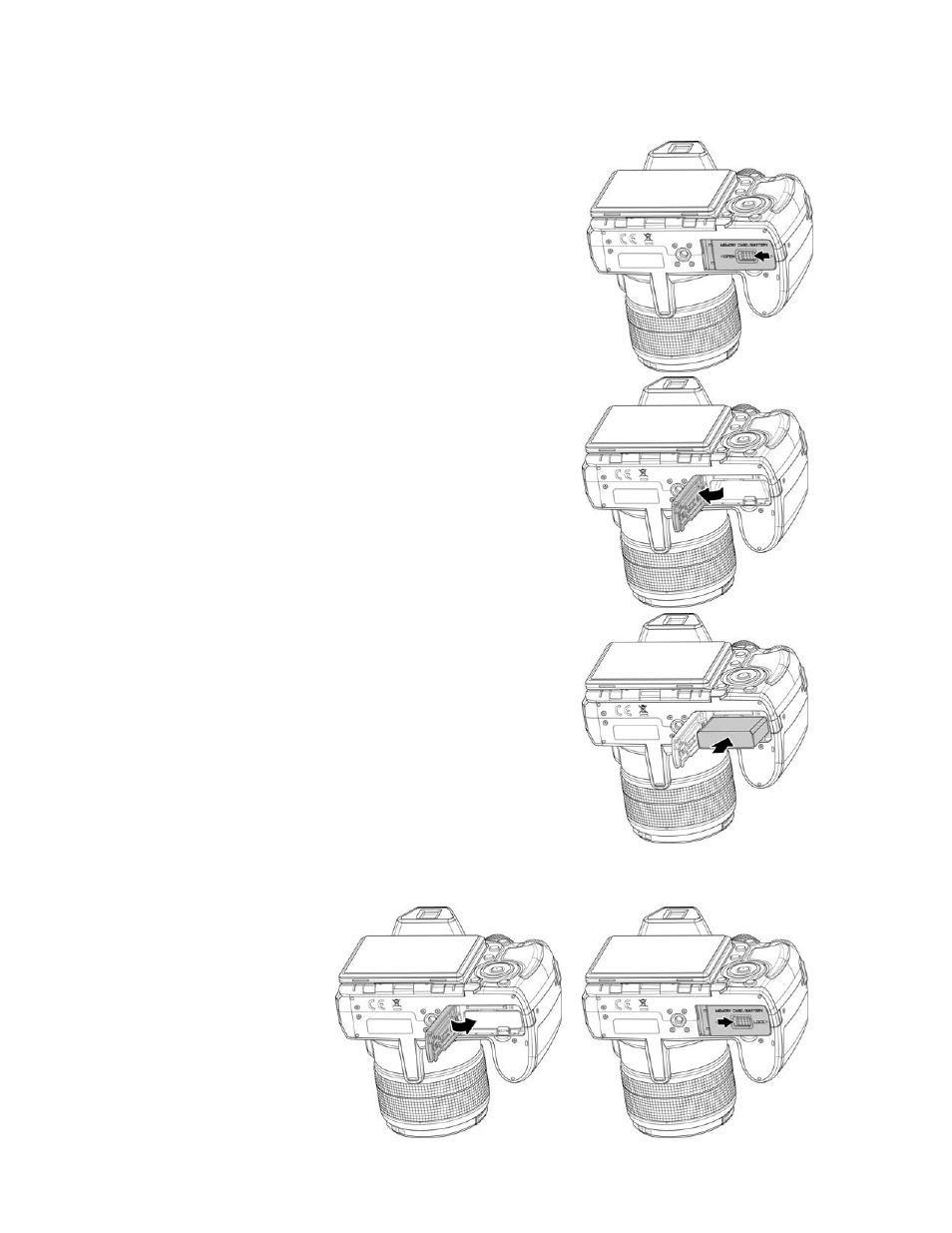 Inserting the battery | PRAKTICA luxmedia 18-Z36C User Manual | Page 13 / 65