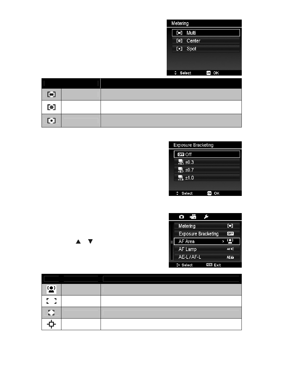 Metering | PRAKTICA luxmedia 18-Z36C User Manual | Page 39 / 65
