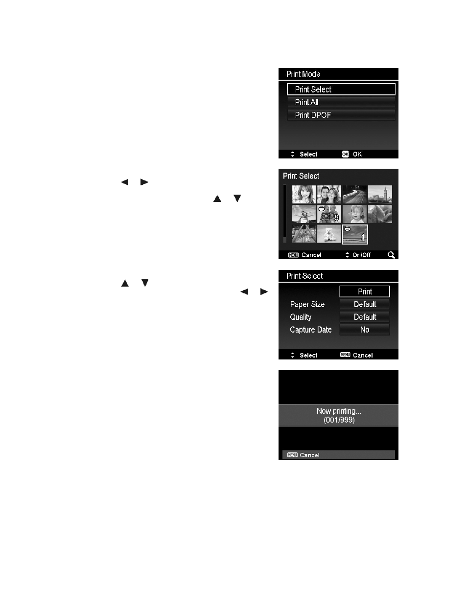 Setting the print mode menu | PRAKTICA luxmedia 18-Z36C User Manual | Page 62 / 65