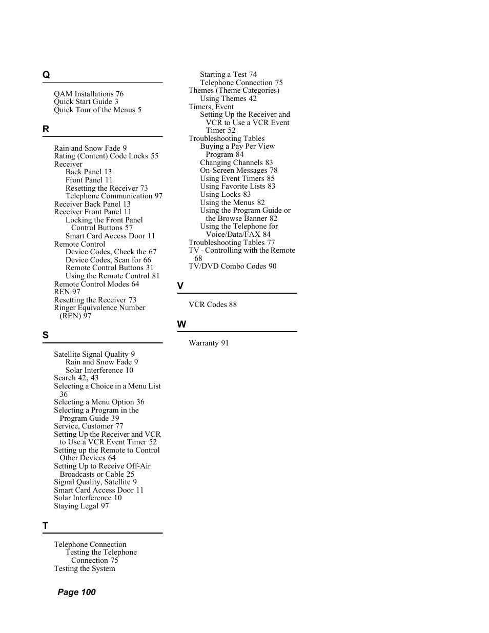 Dish Network Solo 811 User Manual | Page 109 / 110