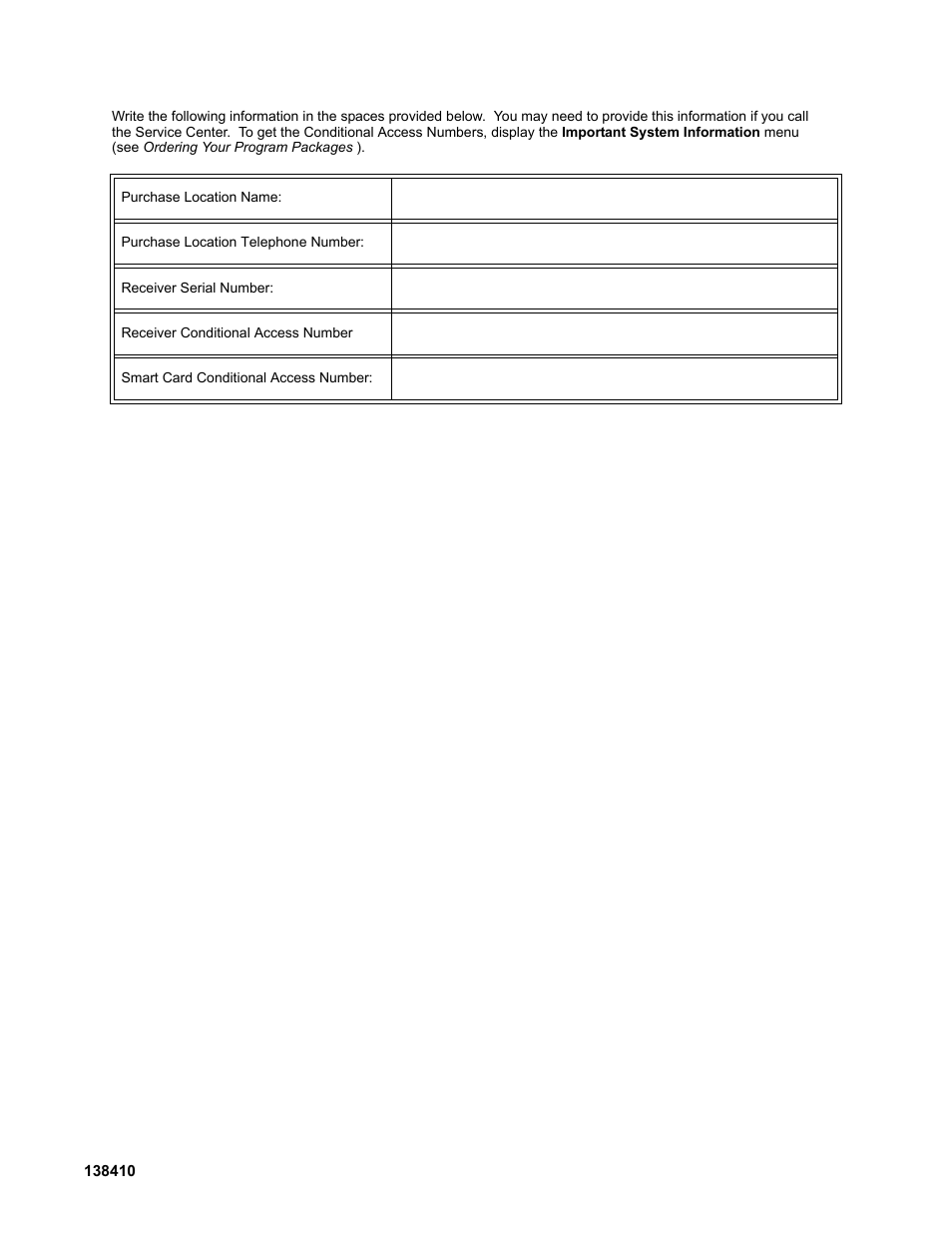 Insidebackcover | Dish Network Solo 811 User Manual | Page 110 / 110