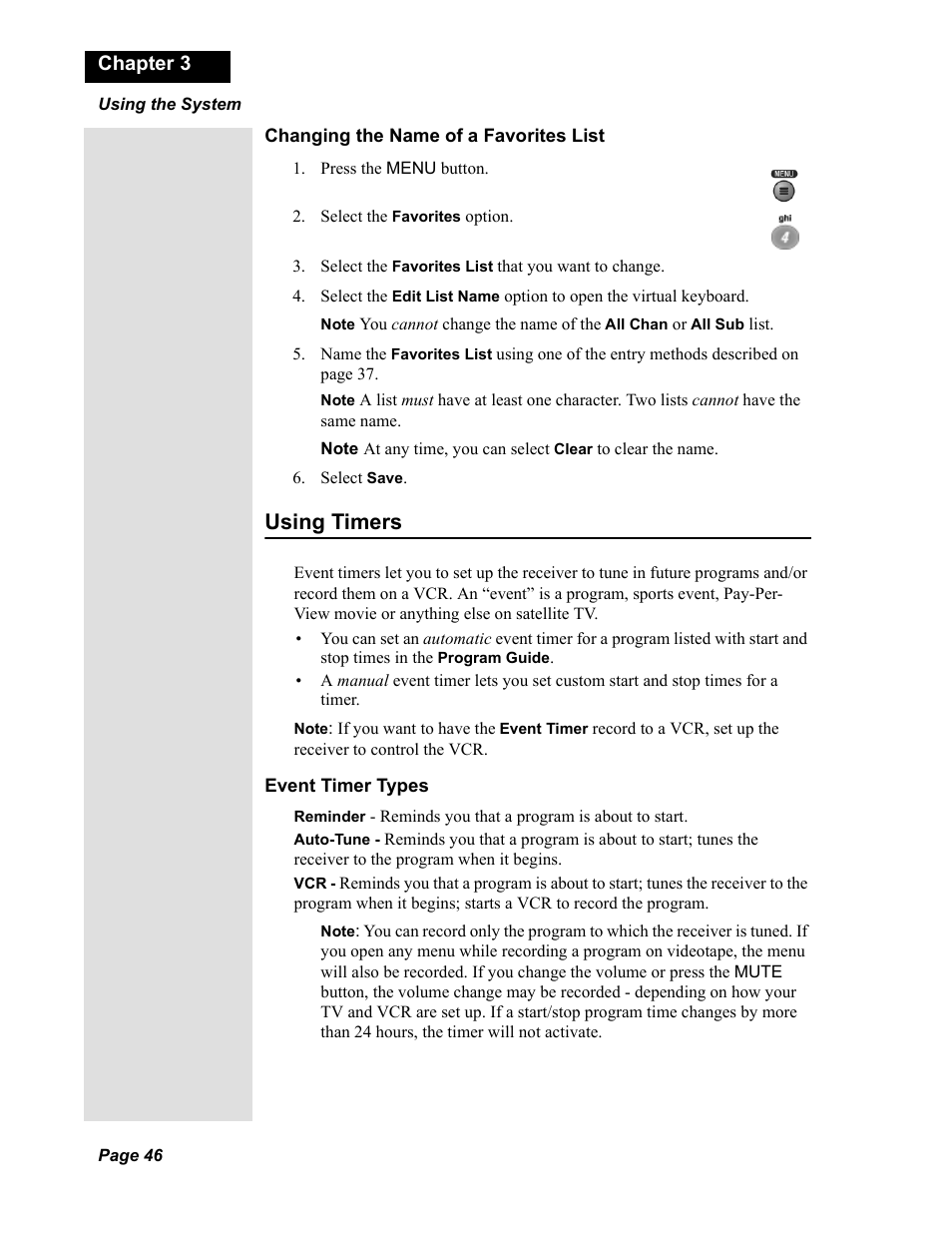 Using timers | Dish Network Solo 811 User Manual | Page 51 / 110