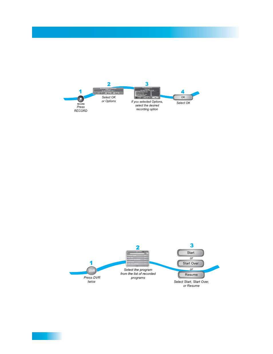 Ecording, Rogram, Laying | Ecorded | Dish Network SoloDVR ViP 612 User Manual | Page 53 / 135