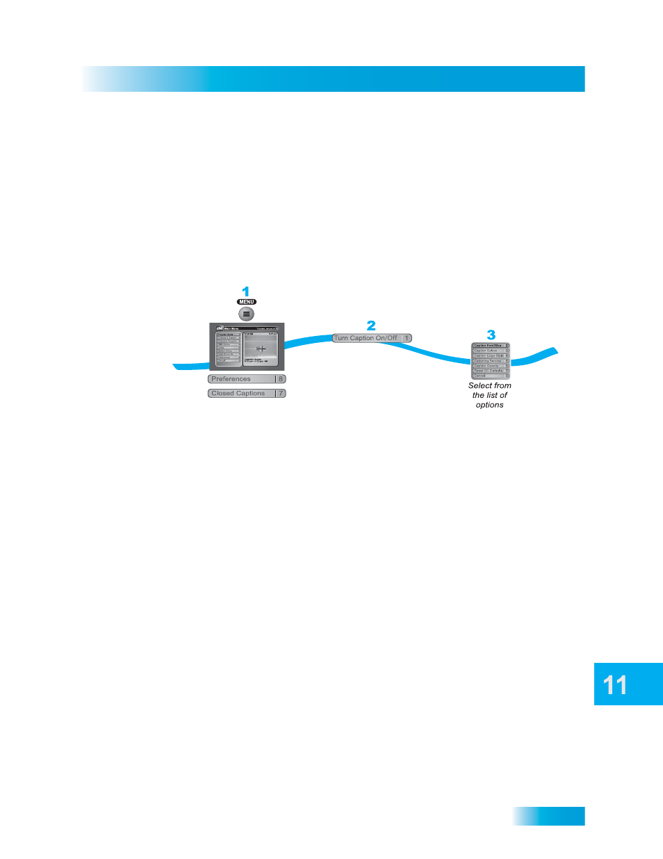 Sing, Losed, Aptioning | Customizing receiver | Dish Network SoloDVR ViP 612 User Manual | Page 86 / 135