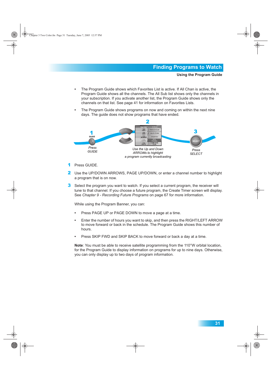 Finding programs to watch | Dish Network 942 User Manual | Page 38 / 162