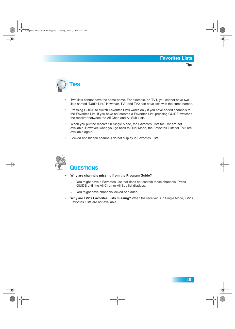 Uestions | Dish Network 942 User Manual | Page 52 / 162