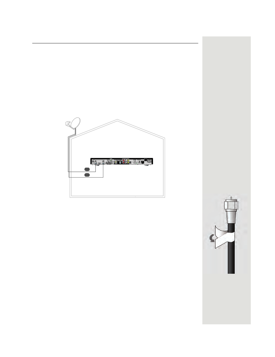 Connecting the receiver to a dish antenna system | Dish Network 512 User Manual | Page 34 / 136