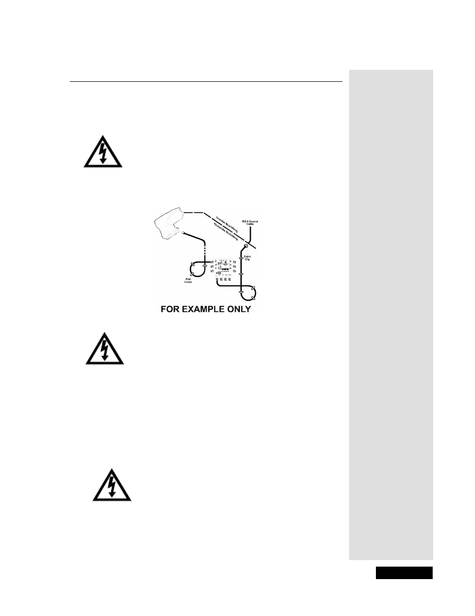 Running coaxial cable | Dish Network Solo 111 User Manual | Page 71 / 104