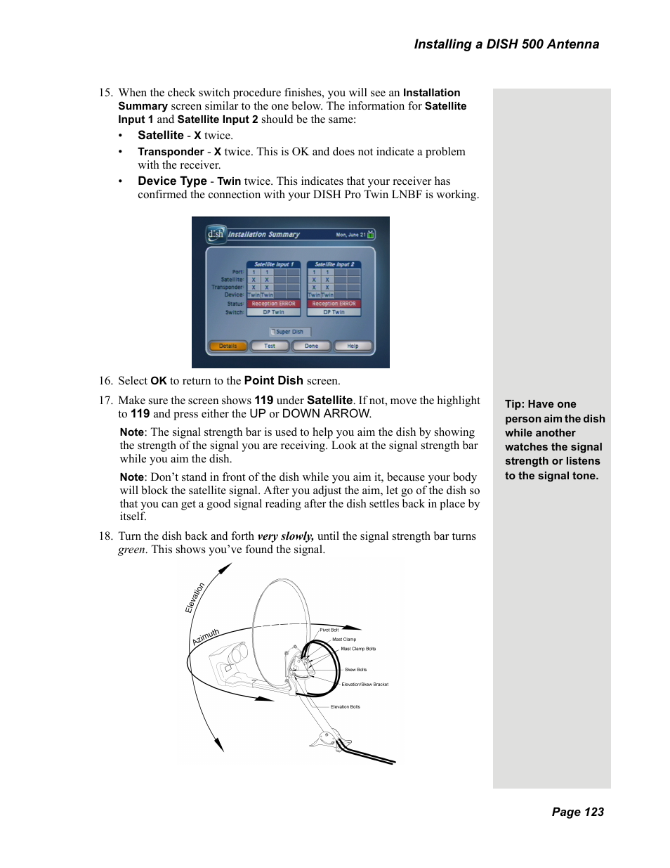 Dish Network DuoDVR 625 User Manual | Page 128 / 179