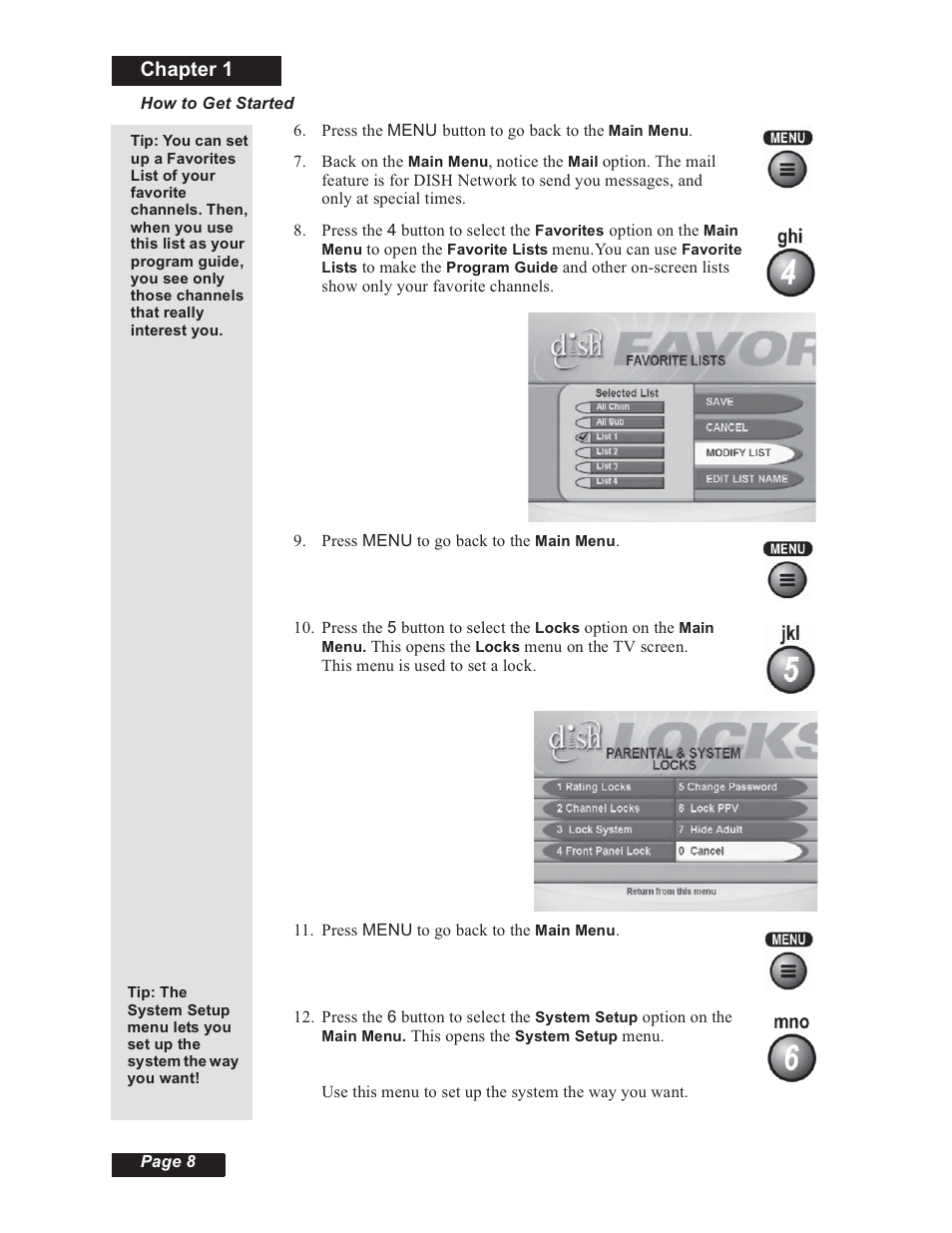 Chapter 1 | Dish Network 112182 User Manual | Page 14 / 148