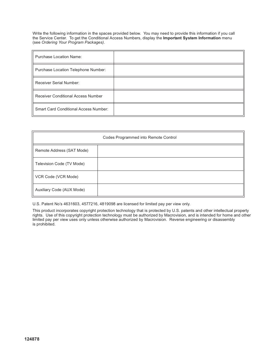 Dish Network 112182 User Manual | Page 147 / 148