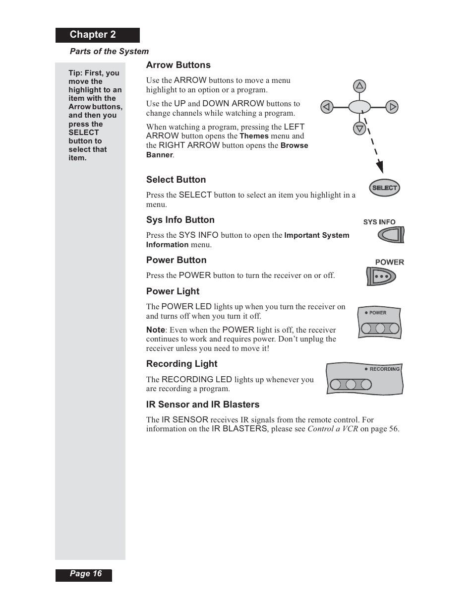 Chapter 2 | Dish Network 112182 User Manual | Page 22 / 148