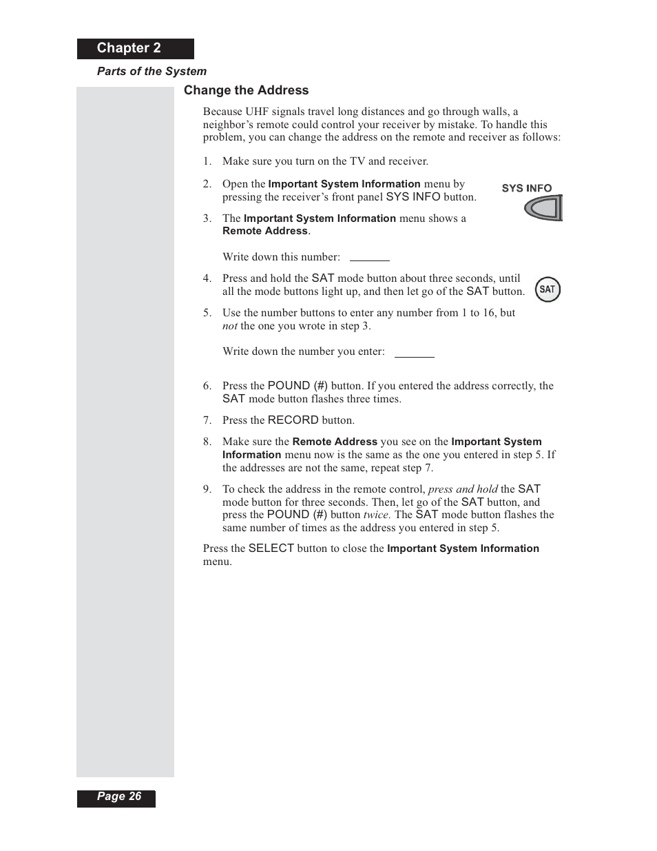 Chapter 2 | Dish Network 112182 User Manual | Page 32 / 148