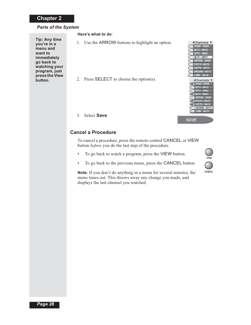 Chapter 2 | Dish Network 112182 User Manual | Page 34 / 148