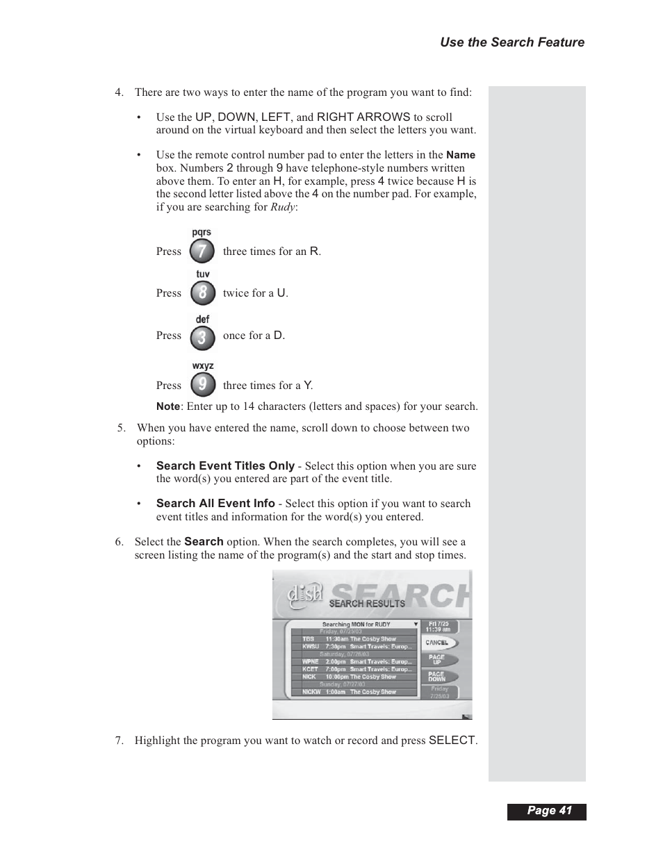 Dish Network 112182 User Manual | Page 47 / 148