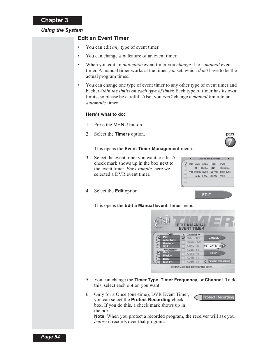 Chapter 3 | Dish Network 112182 User Manual | Page 60 / 148