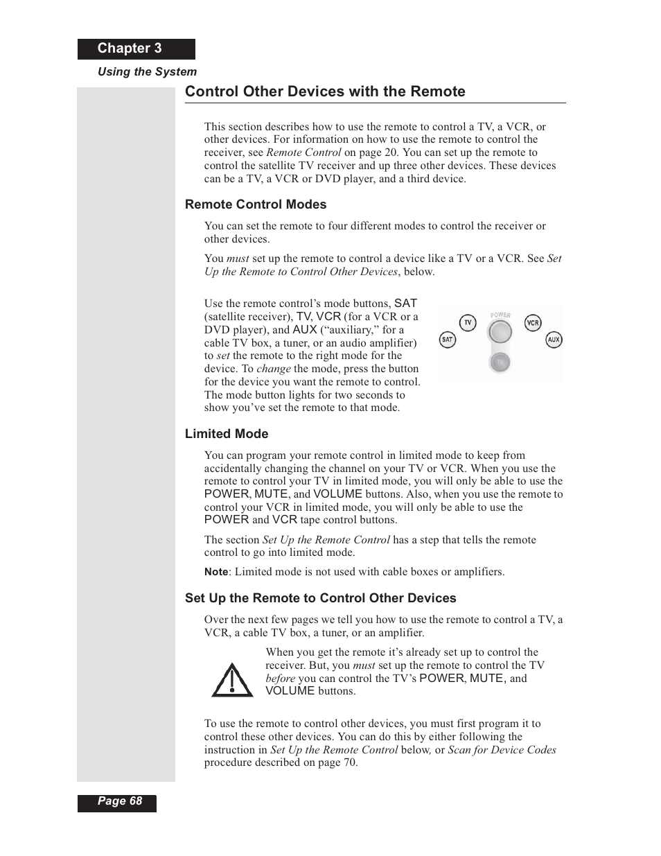 Control other devices with the remote | Dish Network 112182 User Manual | Page 74 / 148