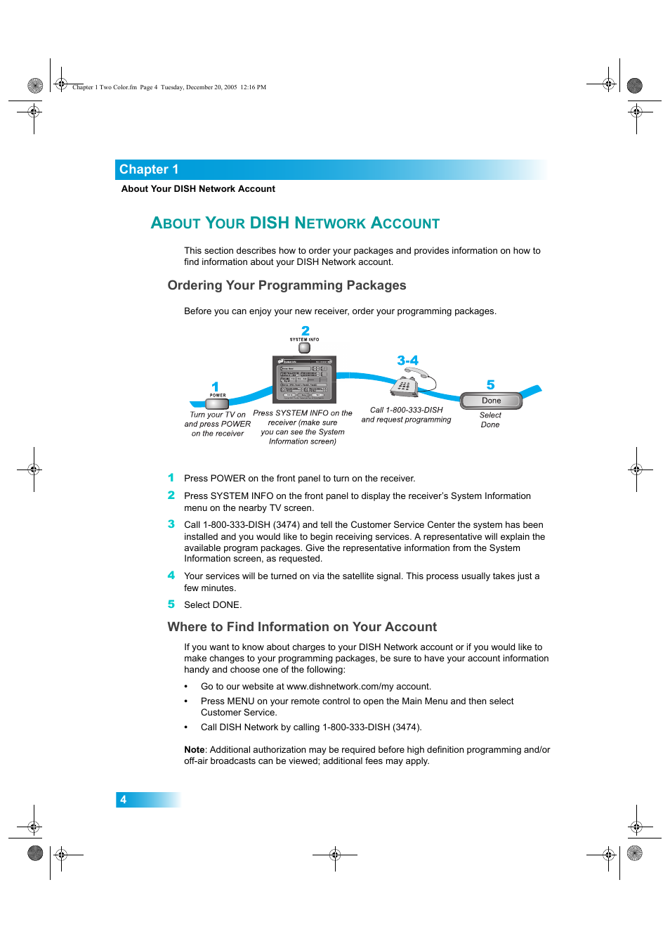 Bout, Dish n, Etwork | Ccount | Dish Network DuoDVR ViP 622 User Manual | Page 11 / 154