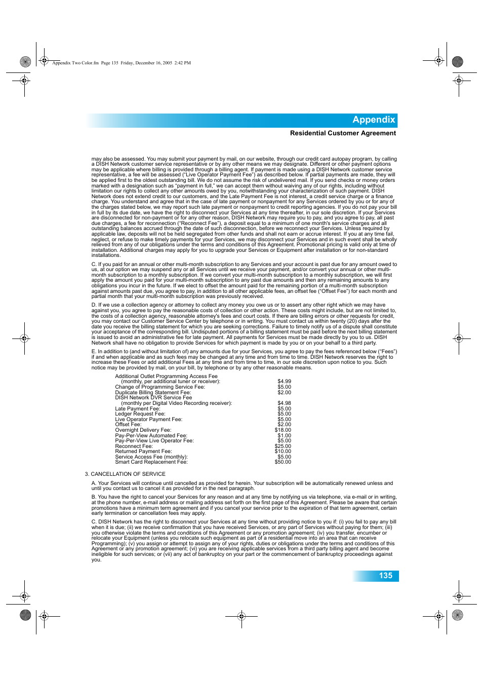 Appendix | Dish Network DuoDVR ViP 622 User Manual | Page 142 / 154