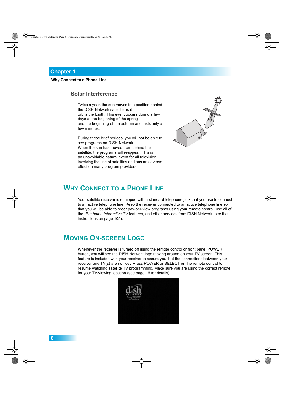 Onnect, Hone, Oving | Screen | Dish Network DuoDVR ViP 622 User Manual | Page 15 / 154