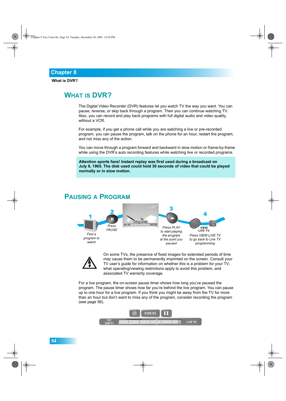 Ausing, Rogram | Dish Network DuoDVR ViP 622 User Manual | Page 61 / 154