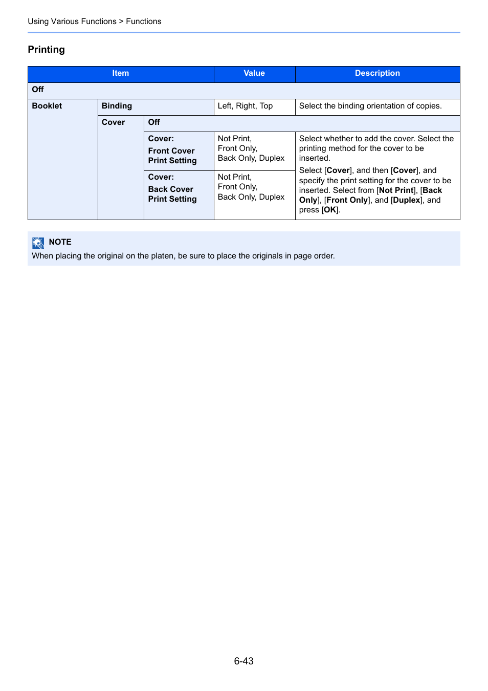 Printing | Kyocera Taskalfa 3511i User Manual | Page 307 / 610