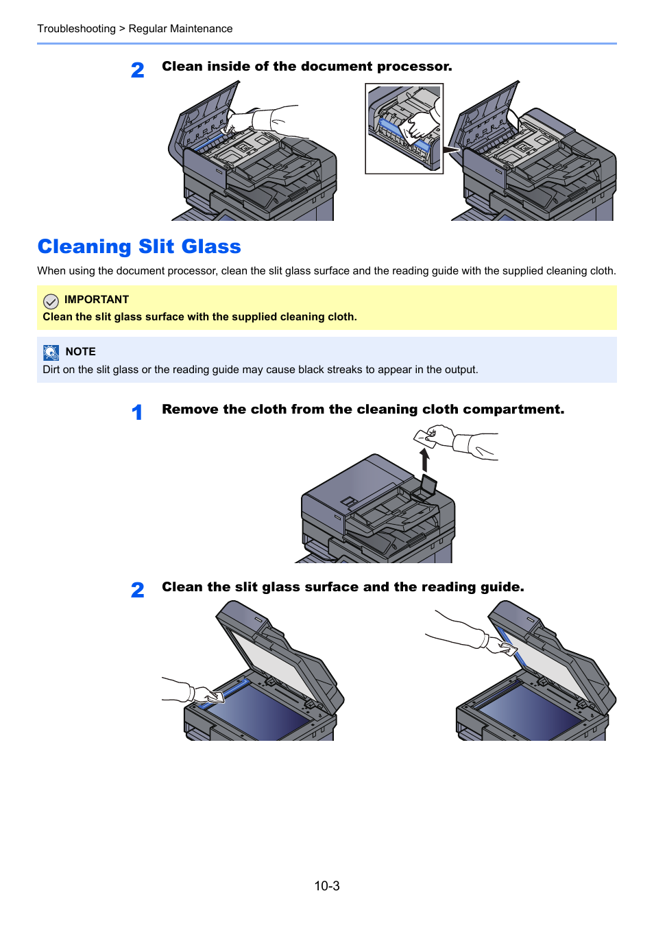 Cleaning slit glass, Cleaning slit glass -3 | Kyocera Taskalfa 3511i User Manual | Page 484 / 610