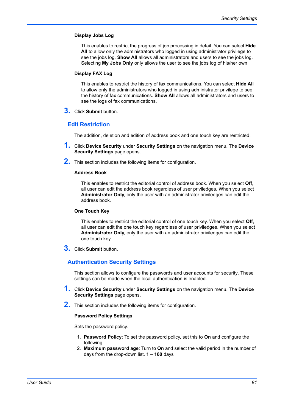 Kyocera Command Center RX User Manual | Page 85 / 118