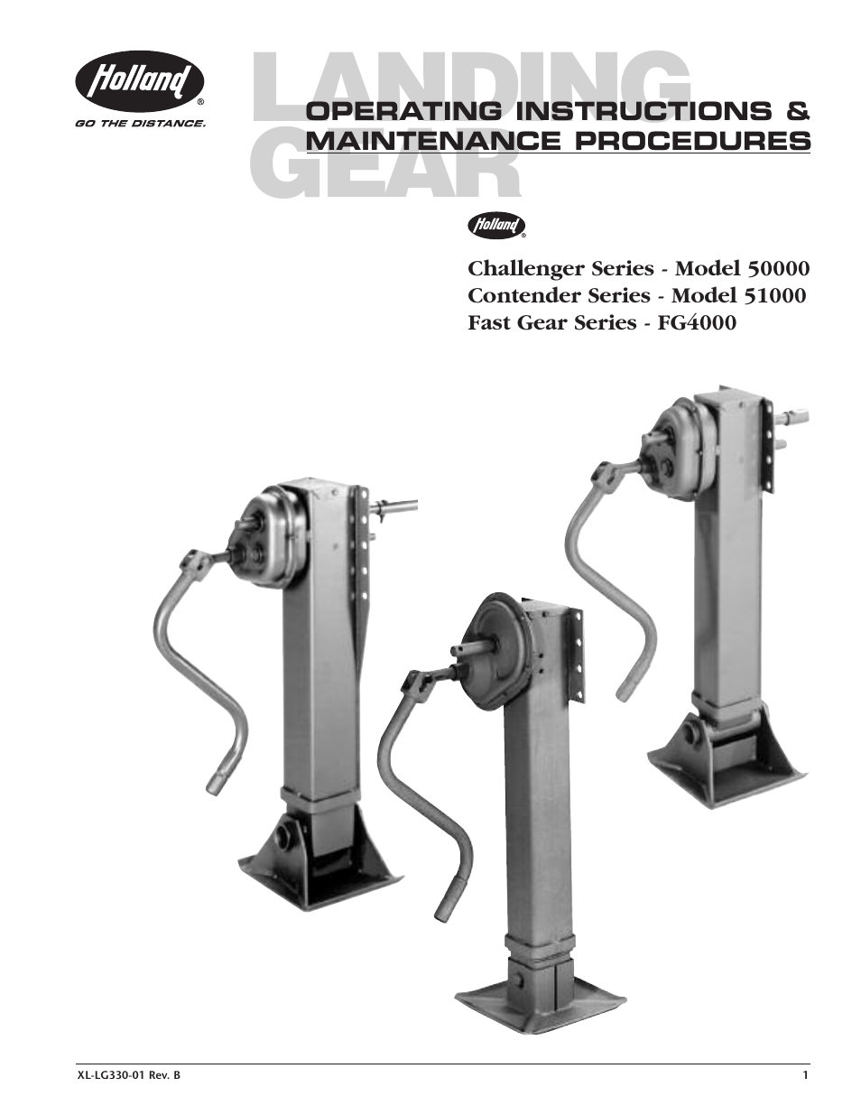 SAF-HOLLAND XL-LG330-01 Challenger Series - Model 50000 User Manual | 4 pages