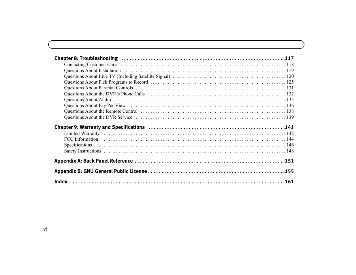 DirecTV DVR39 User Manual | Page 9 / 176