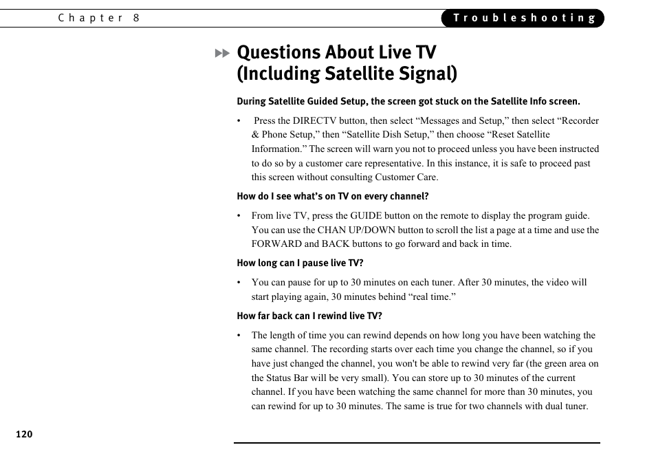 DirecTV DVR40 User Manual | Page 130 / 174