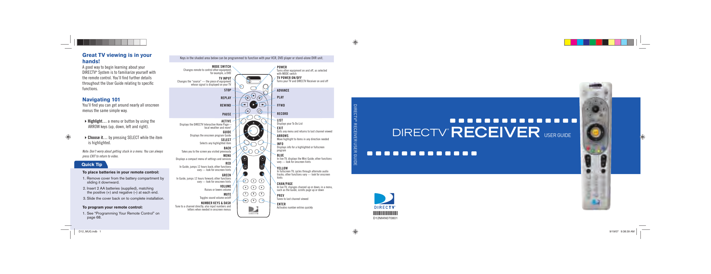 DirecTV D12 User Manual | 79 pages