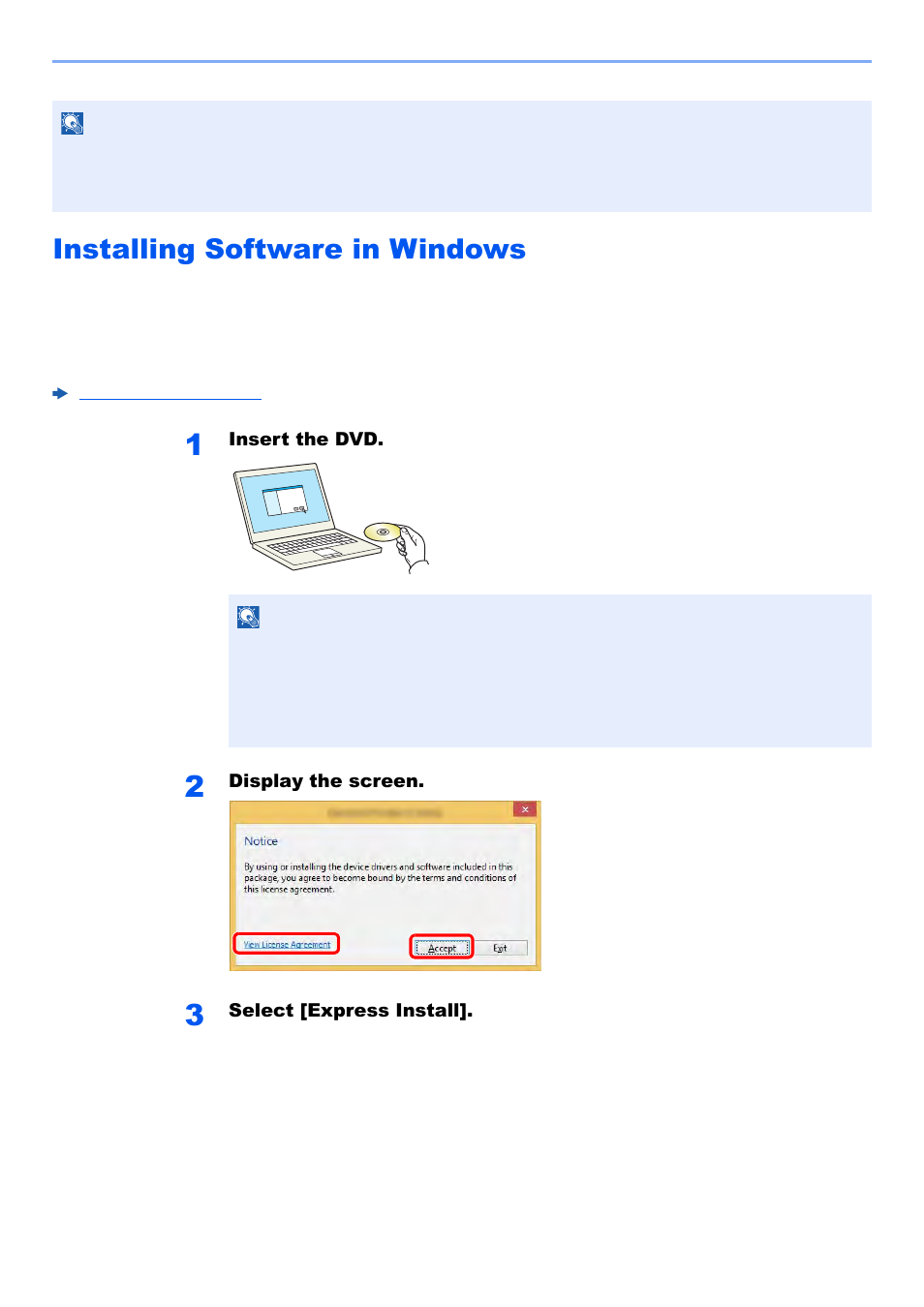Installing software in windows, Installing software in windows -46 | Kyocera TASKalfa 2552ci User Manual | Page 113 / 682